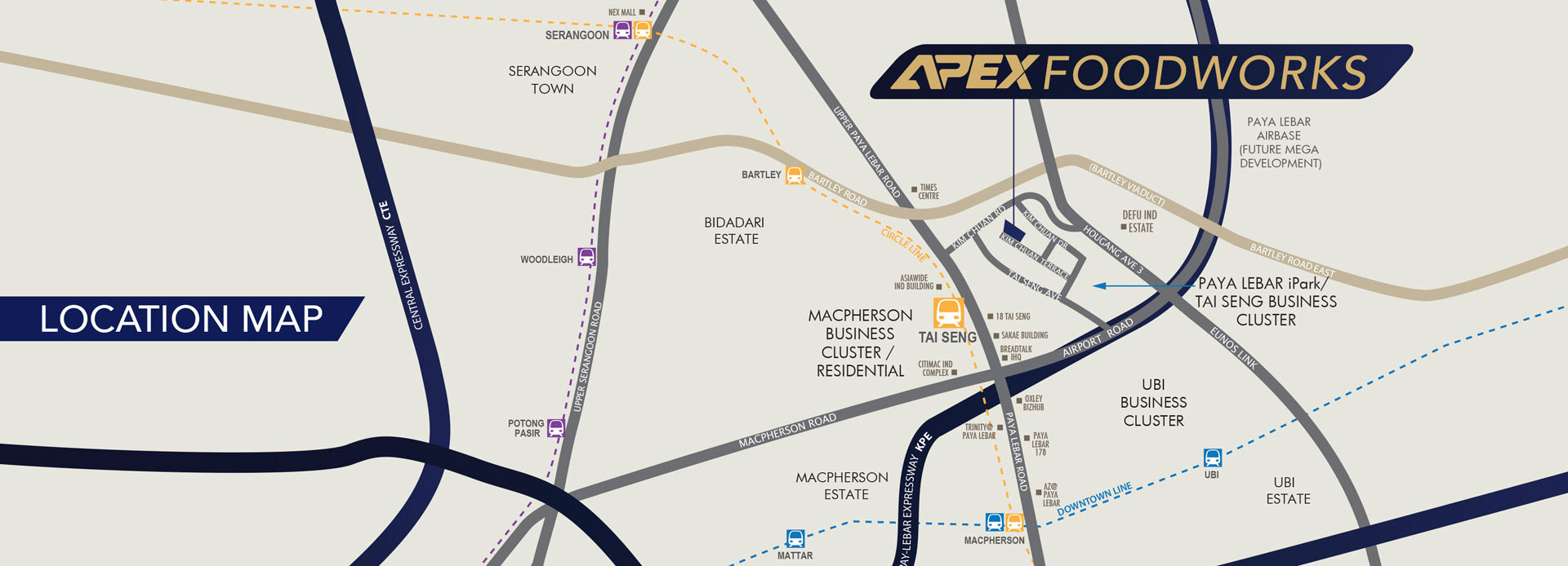 Apex Foodworks Food Factory 's location map